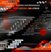 🚨 SUPER OFERTA 🚨 MICROWAVE HYUNDAI 25 LITROS. ENTREGA GRATIS CON FACTURA Y GARANTÍA DE 1 MES. TLF 54833699 - Img 49424257