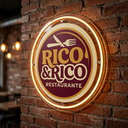 Cartel con borde de NEON - Img 57229386