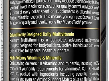 MuscleTech Platinum Multivitamin 90caps 16$ interesados +17865291184 - Img 58702916