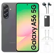 Samsung Galaxy A56 5G , 8Gb Ram, 256Gb Almacenamiento, Con Cover, Mica y Audífonos - Negro 435$ - Img 55109907
