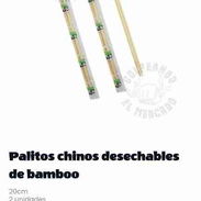 Vendo palitos chinos de bambú desechables. - Img 55939221