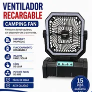 Ventilador Recargable Camping fan Precio 65 usd Transporte incluido municipio centrico - Img 56056123