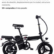 Bicicleta eléctrica plegable - 14 pulgadas - Img 55844286