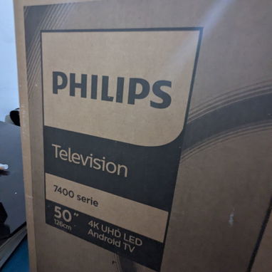 Televisor PHILIPS 50″ 4K UHD Android TV – Nuevo - Img 113360138