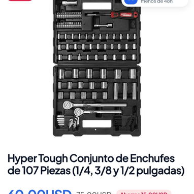 Kit (caja) de herramientas: destornilladores, enchufes, artículos eléctricos y otros, varios modelos - 4/6