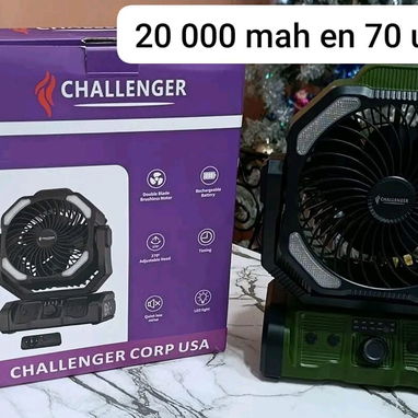 Ventiladores recargables de varios tipos y en oferta - 9/10