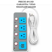 EXTENSIONES, REGLETAS, PROTECTORES DE VOLTAJE, TOMA CORRIENTES Y MUCHO MÁS, NO DUDE EN CONTACTARNOS - Img 55514331