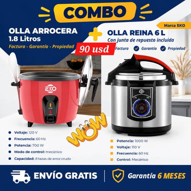 Combo Arrocera y Olla Reina - 3/8