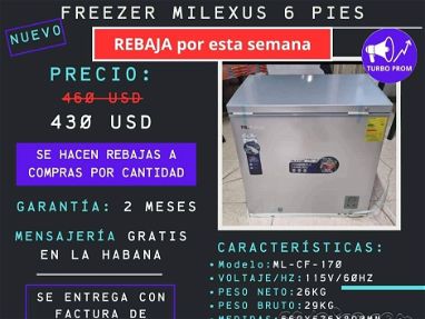 Venta de freezer, de varias medidas - Img 68893474