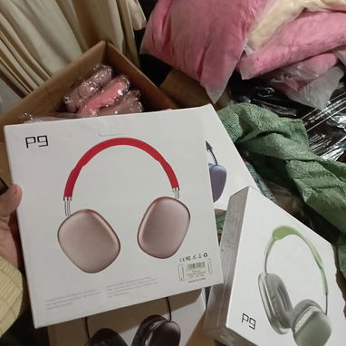 Audifonos de cascos P9 colores rosado , negros , verdes - Img 126071771