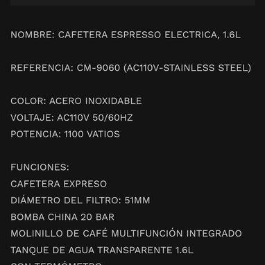 Cafeteras Espresso Eléctrica Milexus y Premier - Img 123621588