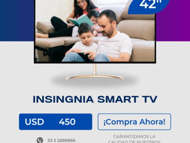 TV INSINGNIA FIRETV HD 42 PULGADAS+NEW SELLADO EN CAJA+1 MES DE GARANTÍA+GARANTIZAMOS LA CALIDAD DE NUESTROS PRODUCTOS - Img main-image