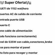 Sé vende este Kit solar listo para poner en su hogar ecoflow bluetti ➕ panel e utensilios - Img 57698199