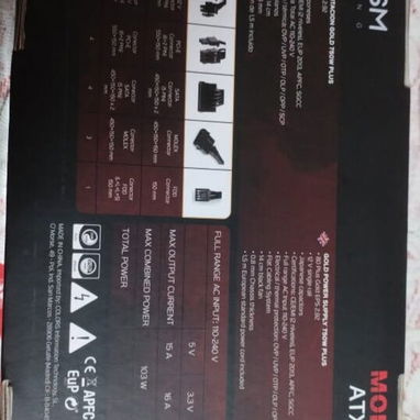 FUENTE SEMI MODULAR DE 750 WATTS 62 A MARCA ABYSM NUEVA EN SU CAJA - Img 110308310