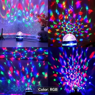 Luz de bola de discoteca RGB - Img 125087165