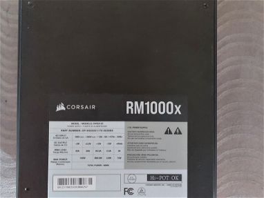 Fuente Corsair RM100x 1000w 80+oro nueva en su caja garantia-130usd - Img 67863532