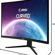MSI Curvo Full HD 27" 180Hz Monitor para juegos Nuevo sellado en su caja - Img 51809478