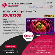Televisor LG 50UR7300 AI ThinQ 50" 4K Ultra HD SmartTV + Factura de cliente + 6 Meses de Garantia - Img 45970645