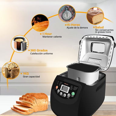 Maquina para hacer el pan en casa, marca no. 1 del mundo GALULO, super profesional - Img 94362204
