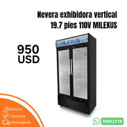 Nevera exhibidora vertical 19.7 pies 110V MILEXUS - Img 55632530