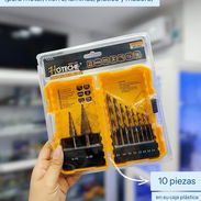 Juego de brocas 10 piezas caja de plástico - Img 55078036
