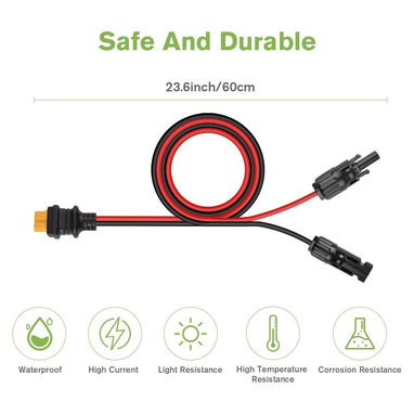 Panel Solar Flexible 100 W – para EcoFlow Incluye cable XT60 para EcoFlow - 3/8