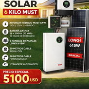 Kit completo de sistema Solar de energía renovable varios disponible - Img 56013898