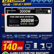 Inversor de Corriente 12v-110v Onda Pura - Img 54337862