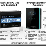 Batería LiFePO4 más Inversor solar Híbrido avanzado el combo - Img 56063562
