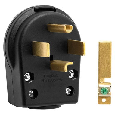 Enchufe Nema TT30 de 30A y 125V Macho para Generador Eléctrico/ Toma de Fuerza Espiga TT-30P para Plantas / 55919946 - Img 93949940