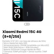 Xiaomi Redmi 15C 4G (8+8/256). Incluye cargador con cable - Img 54405599
