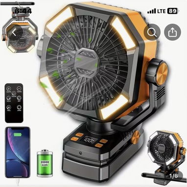 Ventilador recargable COLDSKY FLOUWING - 2/2