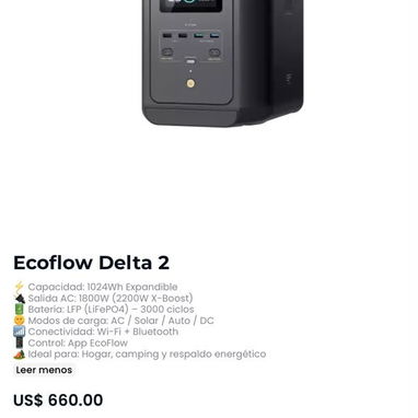 VENTA DE ECOFLOW - 5/10