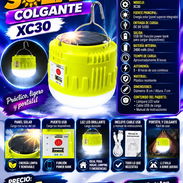 BOMBILLO RECARGABLE SOLAR COLGANTE XC30, NUEVO EN SU CAJA. ENTREGA DE FACTURA PARA SU GARANTÍA. VARIEDAD - Img 57772415
