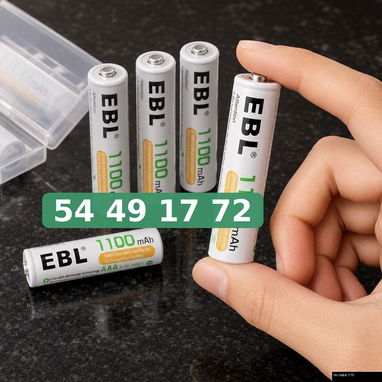 Pilas Recargables AAA EBL - 2/3