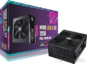 Fuente Cooler Master MWE Gold 1250w 104amp V2 ATX3.0 totalmente modular, 1250 W,eficiencia Gold 80✔52815418 - Img 64476917