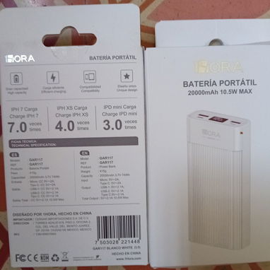 Cargador portátil, power bank nuevo 10.000 mah, y 20 000 mah - 3/3