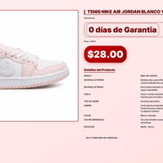 TENIS NIKE AIR JORDAN BLANCO Y ROSADO . - Img 57104538