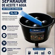 Embudo para combustibles, separador de aceite, agua y churre - Img 55836035