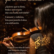 Servicio de violín y canto para eventos - Img 55672510
