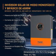 Inversor híbrido PowMr 6.5kw. Cienfuegos - Img 56216761
