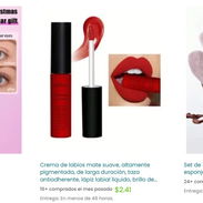 rizador de pestañas / crema de labios mate / set de pinceles brochas maquillaje / lima eléctrica - Img 57299189