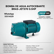 BOMBAS DE AGUA AUTOCEBANTE, CENTRÍFUGA, PERIFÉRICA, SUMERGIBLE, VARIEDAD DE MODELOS Y PRECIOS. ENTREGA DE FACTURA - Img 54612929