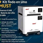 Kit todo en uno Must de 6kw con 15 kwh - Img 57530066