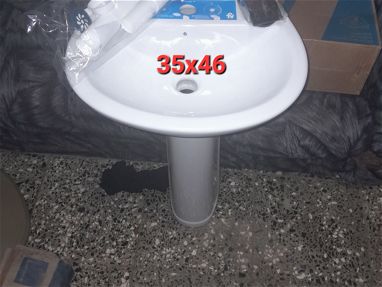 Lavamanos pequeño importados con pedestal - Img 68090571