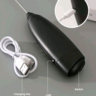 Batidor eléctrico capuchino para cafe/huevo recargable por cable usb - Img 73485728