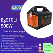 Estación de energía 500W/460.8Wh - Img 54700567
