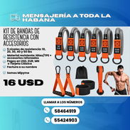 🔥 KIT DE BANDAS DE RESISTENCIA CON ACCESORIOS PARA GYM 💰 Precio: 16 USD - Img 56669677