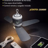 Ventilador recargable para colgar  Duración: alrededor de 48 horas Cod:Alofoke - Img 54634737