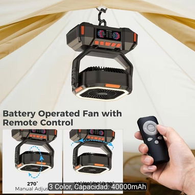 Ventilador recargable F22 de 40000mah - Img 125736678